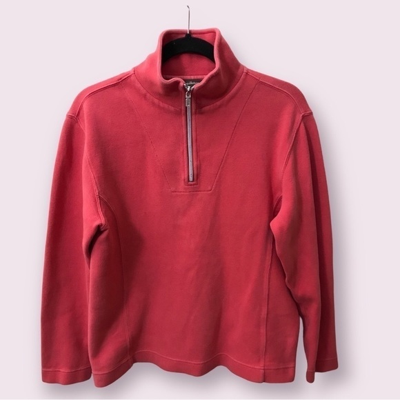 Tommy Bahama Sweaters - Tommy bahama womens cotton quarter zip knit ribbed pullover sweater size small